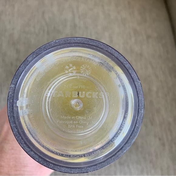 Starbucks 24oz Zebra Tumbler With Yellow Lid - Picture 6 of 6